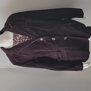 Chaps Womans Courderoy Sz 1X Brown Made in Thailand Blazer Jacket